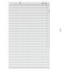 vidaXL Venetian Blind White 75 x 130 cm 35 mm Solid Paulownia Wood