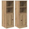vidaXL Highboard with Drawer 3 pcs Artisan Oak Engineered Wood