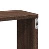 vidaXL Wall Shelf Brown Oak 167.5x18x68 cm Engineered Wood