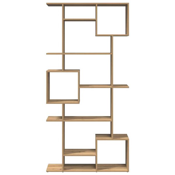 vidaXL Book Cabinet Artisian Oak 92x29x188 cm Engineered Wood