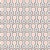 Noordwand Wallpaper Good Vibes Hexagon Pattern Pink and Purple