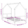 vidaXL Kids Bed Frame 80x200 cm Solid Wood Pine