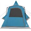 vidaXL Teepee Tent with Roof with Storage Blue 545 x 450 x 295 cm