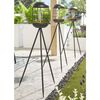 Luxform Solar LED Garden Light Lighthouse Tripod Copper and Black