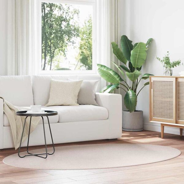 vidaXL Carpet HUARTE Sand 170 x 120 cm 100% Polyester