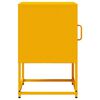 vidaXL Bedside Cabinet Mustard Yellow 36x39x60.5 cm Cold-rolled Steel