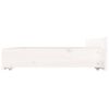 vidaXL Bed Frame without Mattress with Drawers White 200x200 cm