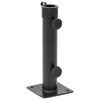 vidaXL Parasol Base for &Oslash;38/48 mm Pole Matt Black Steel