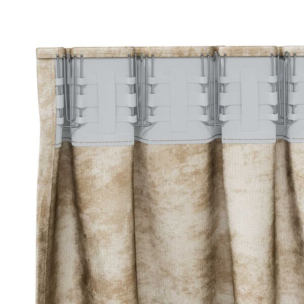 vidaXL Velvet Curtains with Curtains 2 pcs Cream 225 x 140 cm Velvet