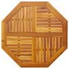 vidaXL Table Top 90x90x2,2 cm Octagonal Solid Wood Acacia