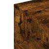 vidaXL TV Cabinet Smoked Oak 102x34.5x43 cm Engineered Wood