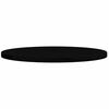 vidaXL Table Top Dark Brown 100x50x4 cm Solid Wood Oak Oval