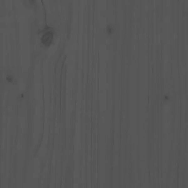 vidaXL Headboard Grey 126x4x100 cm Solid Wood Pine
