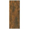 vidaXL Console Table Smoked Oak 105x30x80 cm Engineered Wood