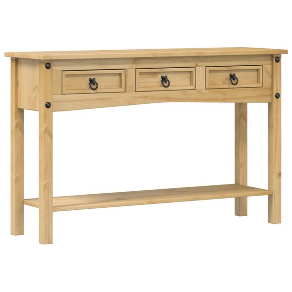 vidaXL Console Table "Corona" 114x34.5x73 cm Solid Wood Pine