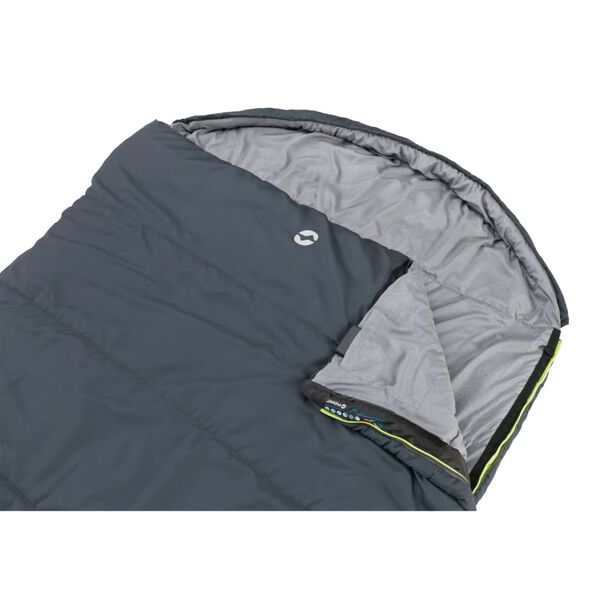 Outwell Double Sleeping Bag Campion Lux Left-Zipper Dark Grey
