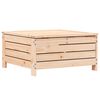 vidaXL Garden Footstool with Cushion Solid Wood Pine