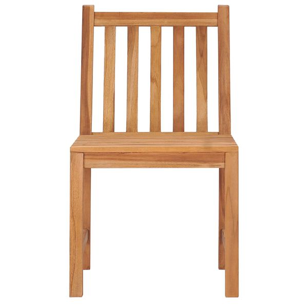 vidaXL 7 Piece Garden Dining Set 160x80 cm Solid Teak Wood