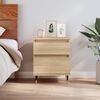vidaXL Bedside Cabinet Sonoma Oak 40x35x50 cm Engineered Wood