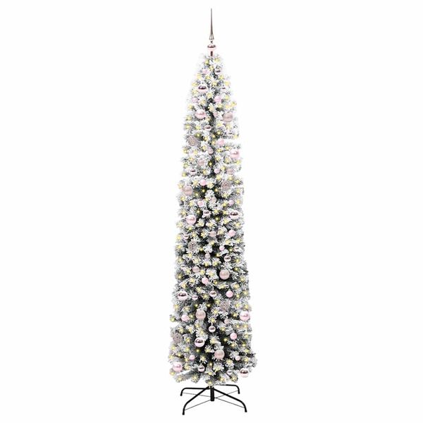 vidaXL Artificial Christmas Tree with 300 LEDs with Stand Green 240 cm