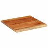 vidaXL Table Top 80x80x3.8 cm Rectangular&nbsp;Solid Wood Acacia Live Edge