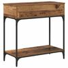 vidaXL Console Table Old wood 75 x 34.5 x 75 cm Engineered wood
