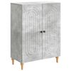 vidaXL Sideboard Concrete Grey 66 x 34.5 x 90 cm Engineered Wood