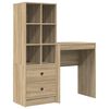 vidaXL Desk Sonoma Oak 105.5 x 34 x 127 cm 2 pcs