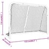 vidaXL Hockey Goal with Net Red&White 153x60x118 cm Steel&Polyester
