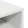 vidaXL Book Cabinet White 34x31x80 cm Engineered Wood