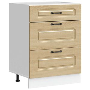 vidaXL Kitchen Base Cabinet "Kalmar" Sonoma Oak Engineered Wood