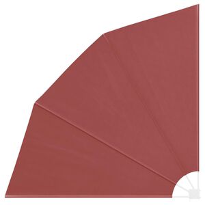 vidaXL Collapsible Balcony Side Awning Terracotta 210x210 cm