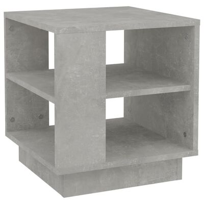 vidaXL Coffee Table Concrete Grey 40x40x43 cm Engineered Wood