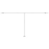 vidaXL Freestanding Manual Retractable Awning 600x350 cm Blue/White
