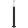vidaXL Bollard Light with Sensor&Outlet 80 cm Stainless Steel IP44