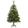 vidaXL Artificial Hinged Christmas Tree with Cones Green 150 cm