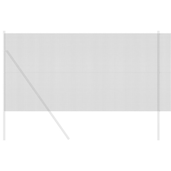 vidaXL Welded Wire Fence Grey 1.4 x 10 m Steel
