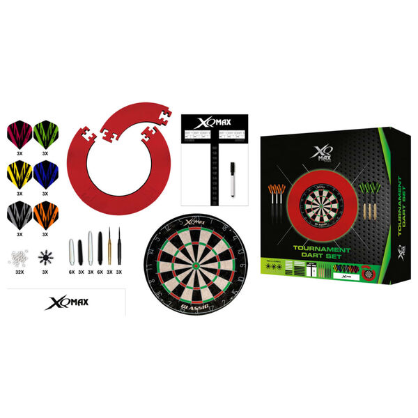 XQmax Darts 90 Piece Tournament Dart Set 23 g Red