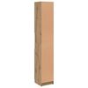 vidaXL Bathroom Cabinet Artisan Oak 32x34x188.5 cm Engineered Wood