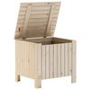 vidaXL Storage Box with Lid RANA 60x49x54 cm Solid Wood Pine