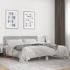 vidaXL Bed Frame without Mattress Grey Sonoma 180x200 cm Super King