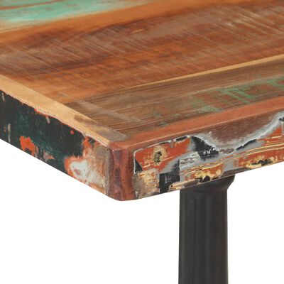 vidaXL Bistro Table 60x60x76 cm Solid Reclaimed Wood