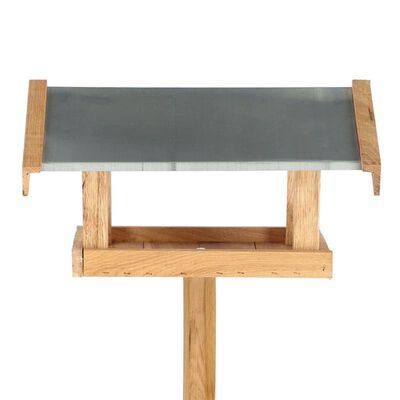 Esschert Design Bird Table with Rectangular Roof Steel