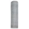 vidaXL Hexagon Fence Silver 0.8 x 50 m Galvanised steel
