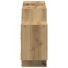 vidaXL Wall Shelf Artisian Oak 129x18x42 cm Engineered Wood