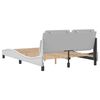 vidaXL Bed Frame without Mattress "Zadar" White 120x200 cm Faux Leather