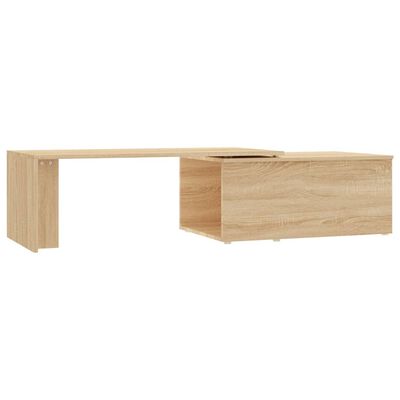 vidaXL Coffee Table Sonoma Oak 150x50x35 cm Engineered Wood