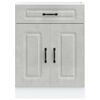 vidaXL Kitchen Base Cabinet Kalmar Concrete Grey Engineered Wood