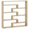 vidaXL Wall Shelf Sonoma Oak 103 x 17 x 102 cm Engineered Wood