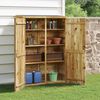 vidaXL Garden Tool Shed 123x45x171 cm Impregnated Solid Wood Pine